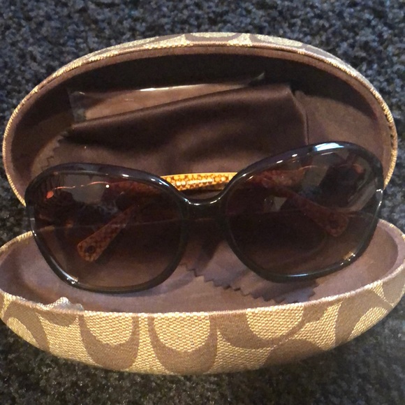 Coach brown sunglasses - Picture 1 of 3
